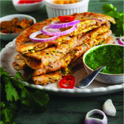 Paneer paratha